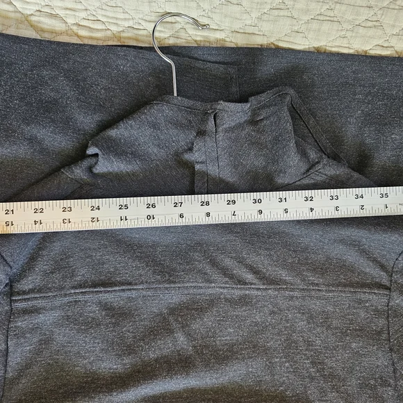 CaBi Gray Long Trench Style Ponte Knit Coat with Classic Professional LG NWOT - Picture 10 of 10